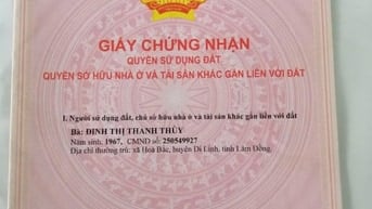 BÁN ĐẤT XÃ HÒA BẮC, HUYỆN DI LINH, TỈNH LÂM ĐỒNG CŨ