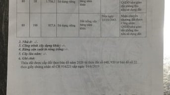 Bán đất tại Xã Bình Giã Đá Bạc, Huyện Châu Đức, Tỉnh Bà Rịa Vũng Tàu