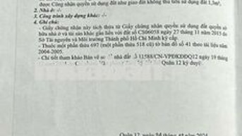 Cần bán lô đất gần chợ vườn lài,dt 274 m2, ful thổ cư, pháp lý rõ ràng