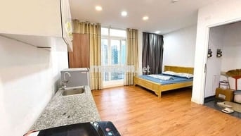 Cho thuê studio full nội thất cửa sổ kính đầy đủ tiện nghi
