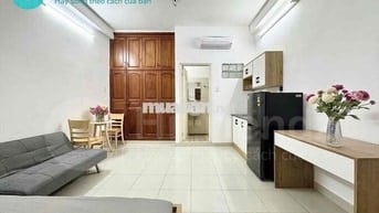 🔥CHO THUÊ CĂN HỘ STUDIO FULL NỘI THẤT, MẶT TIỀN, GẦN VÒNG XOAY DÂN CHỦ