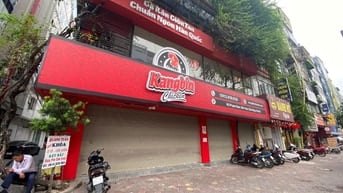 Cho thuê LÔ GÓC MP VŨ PHẠM HÀM đẹp nhất nhì khu vực mặt tiền 12m