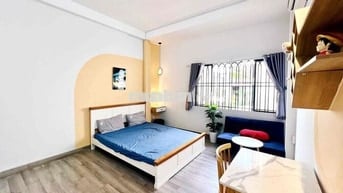 CHO THUÊ CĂN HỘ 1PN TÁCH BẾP CỬA SỔ TRỜI LỚN FULL NỘI THẤT GẦN 7 HIỀN