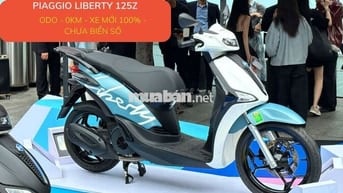 Piaggio Liberty 125 Z 2025-MỚI 100%-MÀU TRẮNG XANH