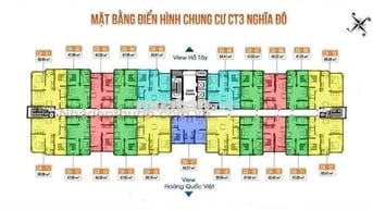 Chính chủ bán gấp CH CT3, Nghĩa Đô, Cầu Giấy, 64m2, 2N,2WC, giá 6.2 tỷ