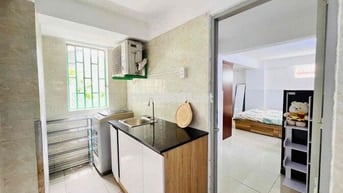 phòng tách bếp máy giặt riêng sát bên KCX,UFM