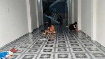 Cho thuê nhà mặt tiền Hòa Bình, P.Hiệp Tân, Q.TP giá 19tr