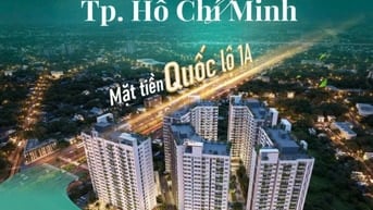 Căn hộ hiện đại 1 tỷ 5 - mặt tiền QL1A sát chợ bình chánh - trả góp