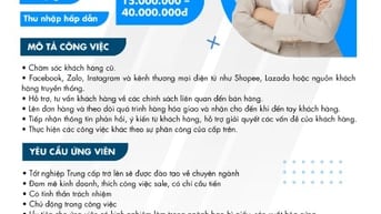 Nhân viên kinh doanh ngành bao bì