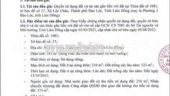 BĐS Xã Lộc Châu, TP Bảo Lộc, Lâm Đồng (Phường 3 Bảo Lộc, Lâm Đồng)