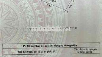 Bán đất thổ cư 104 m2, ngõ thông oto đỗ cửa tại Kim Chung Đông Anh.