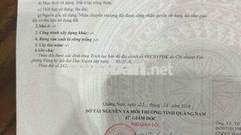 BÁN ĐẤT 148 m2 CÁCH TRUNG TÂM HỘI AN CHỈ 4km,