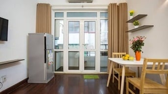 Cho thuê chung cư tại Hoàng Ngân- Full nội thất, có ban công