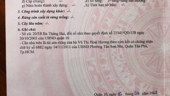 Bán nhà căn góc trong cư xá Nguyễn Trung Trực, đường 3/2, P.12, Q.10, 