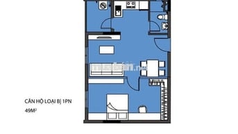 Bán căn hộ 1pn 1wc DT 50m2 khu Topaz celadon city Tân Phú
