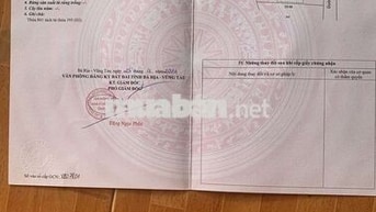CHÍNH CHỦ BÁN ĐẤT SỔ HỒNG, ẤP THẠNH SƠN 4,XÃ PHƯỚC TÂN,XUYÊN MỘC,BRVT