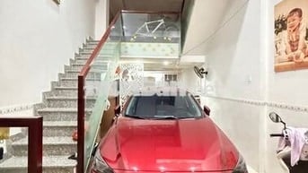 TRUNG TÂM TÂN PHÚ, Ô TÔ VÀO NHÀ, HẺM THÔNG, 60M2, 4T, BTCT, CHỈ 7.3 T