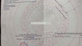 CHÍNH CHỦ CÓ VIỆC GIA ĐÌNH CẦN BÁN GẤP LÔ ĐẤT DT: 95m2 TẠI KIỆT OTO NG