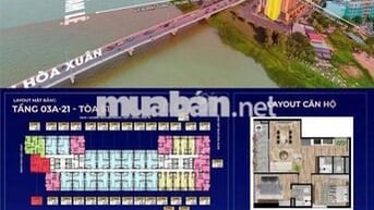 Giỏ hàng Spana ngày càng nóng trở lại,1 căn góc 2pn view sông mát mẻ.