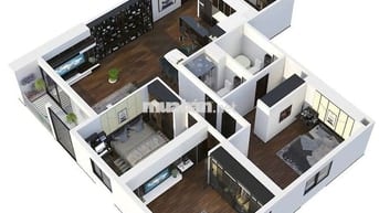 Căn hộ 143m2, 3PN + 1 P. Nhỏ, 2VS, Hà Đông