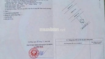 Bán nền 107 & 109 đường D3 Khu Hồng Loan 6A, P. Cái Răng, Tp. Cần Thơ.