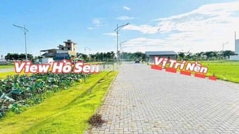 Nền biệt thự 16.5x15 hẻm kỹ thuật 4m đối diện hồ sen giá 9 tyt 9