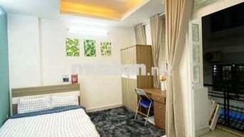 CHO THUÊ PHÒNG NGÃ TƯ PHÚ NHUẬN-STUDIO MỚI-FULL NT-BAN CÔNG RỘNG-30M2