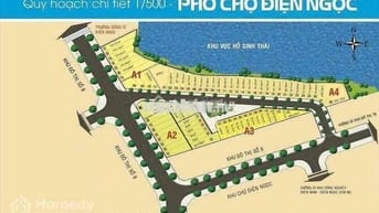 BÁN ĐẤT MT ĐƯỜNG 10M5 - KHU PHỐ CHỢ ĐIỆN NGỌC