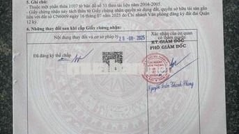 Nhà mặt tiền hẻm 11m, 4 phòng ngủ, 3 tầng, đường TX52, Q12