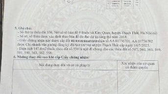 Bán đất chính chủ tại thạch thất