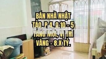 🏠 BÁN NHÀ NHẬT TẢO, P.4, Q.10 - 5 TẦNG MỚI, VỊ TRÍ VÀNG - 8.X TỶ.