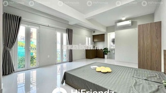 CHO THUÊ CHDV RỘNG 40M2 FULL NỘI THẤT BANCOL MẶT TIỀN