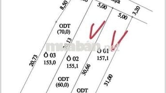 Bán đất khu 4 gần Đại học TDM đường nhựa thông, 155m2 giá 3.5ty tl