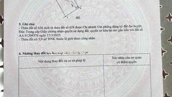 CHÍNH CHỦ CẦN BÁN LÔ ĐẤT CHỈ 590 TRIỆU