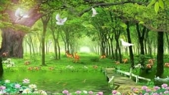 Tranh gạch 3d phong cảnh - phong thủy - CXX43