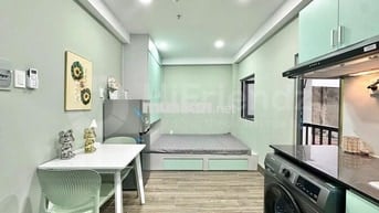 STUDIO FULL NỘI THẤT - BAN CÔNG - MỚI XÂY NGAY LOTTE NGUYỄN VĂN LƯỢNG