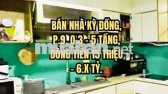 🏠 BÁN NHÀ KỲ ĐỒNG, P.9, Q.3 - 5 TẦNG, DÒNG TIỀN 15 TRIỆU - 6.X TỶ.