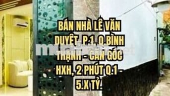 🏠 BÁN NHÀ LÊ VĂN DUYỆT, P.1, Q.BÌNH THẠNH - CĂN GÓC HXH - 5.X TỶ.