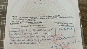 ❌ SỐC – LÔ GÓC GIÁ RẺ ❌  📍 Vị trí: Mỹ Đức – Hà Nội 📐 Diện tích: 80m²