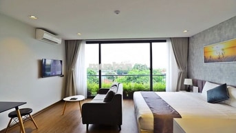 Cho Thuê Căn Hộ Dịch Vụ Studio Cao Cấp 35m² Âu Cơ Tây Hồ Hà Nội