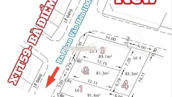 Đất 8x14m Shr, Góc 2MT đg nhựa 10m thông 1/100m Phan Văn Hớn Bà Điểm