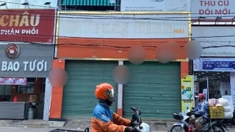 Cho thuê nhà mặt tiền Hậu Giang, P.12, Q.6 giá 25tr