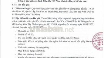 BĐS Ấp Bến Chò, Thạnh Đức, Gò Dầu, Tây Ninh (Xã Thạnh Đức, Tây Ninh)