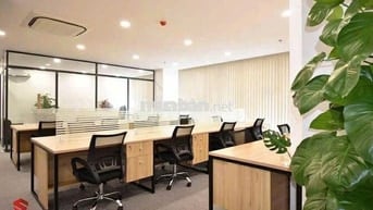 Cho thuê văn phòng có lễ tân - rộng rãi - thuận tiện di chuyển q4,1,8