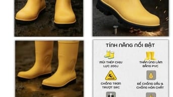 Ủng bảo hộ King’s KV20Y – An toàn toàn diện cho mọi môi trường