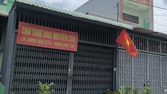 Cho thuê nhà mới nguyên căn mặt tiền đường nội bộ KDC Mỹ Yên, Chợ Gò Đ