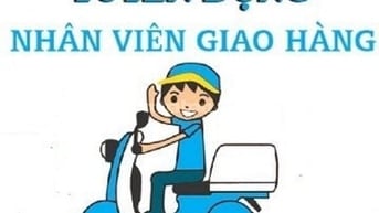 Cần tuyển 02 Nam nhân viên giao hàng có xe máy – tại Quận 12
