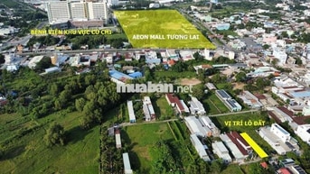 HÀNG HIẾM, LÔ ĐẤT ĐẸP RA GẤP 192M2 VUÔNG VỨC NGAY CẠNH CHỢ CỦ CHI, SHR