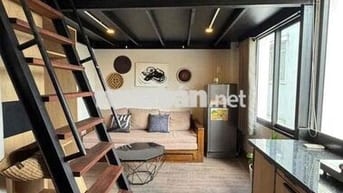 Căn hộ có gác 40m2 thang máy, full nội thất, Nơ Trang Long Bình Thạnh