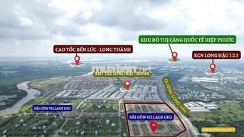 Bán nền nhà phố liền kề T&T Long Hậu 80m2 sổ đỏ vay NH 70% ưu đãi 200t